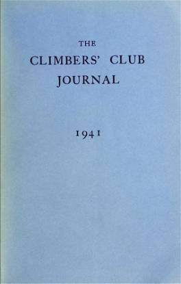 Climbers' Club 1941 Journal cover